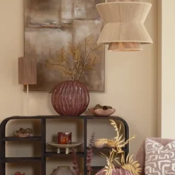 Light en Living Schaal 34x31x11 cm BANDA keramiek roze