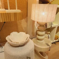 Light en Living Schaal 20,5X19,5X7,5 cm FRESIA creme