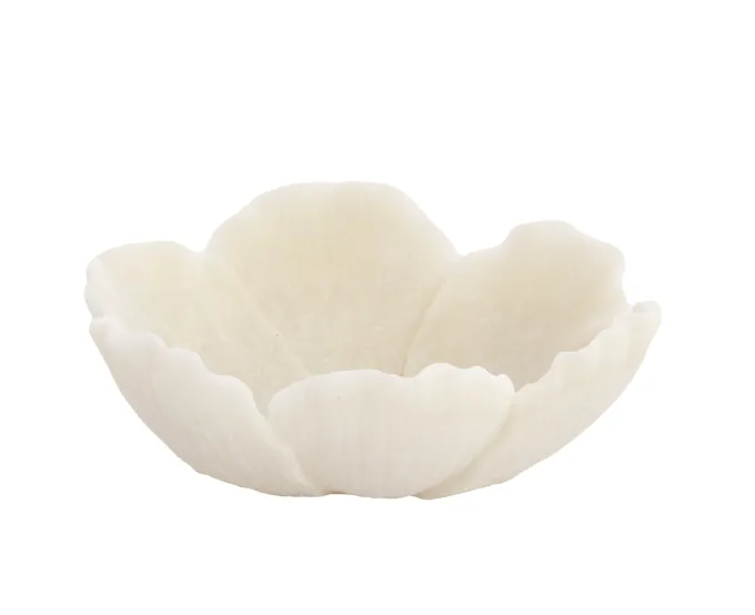 Light en Living Schaal 20,5X19,5X7,5 cm FRESIA creme