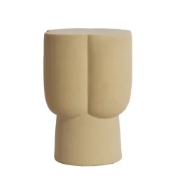 Light en Living Sidetable Ø34,5X45 cm JUNTO keramiek mat zand