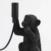 Light en Living Tafellamp aap zwart - Speelse verlichting voor jouw interieur