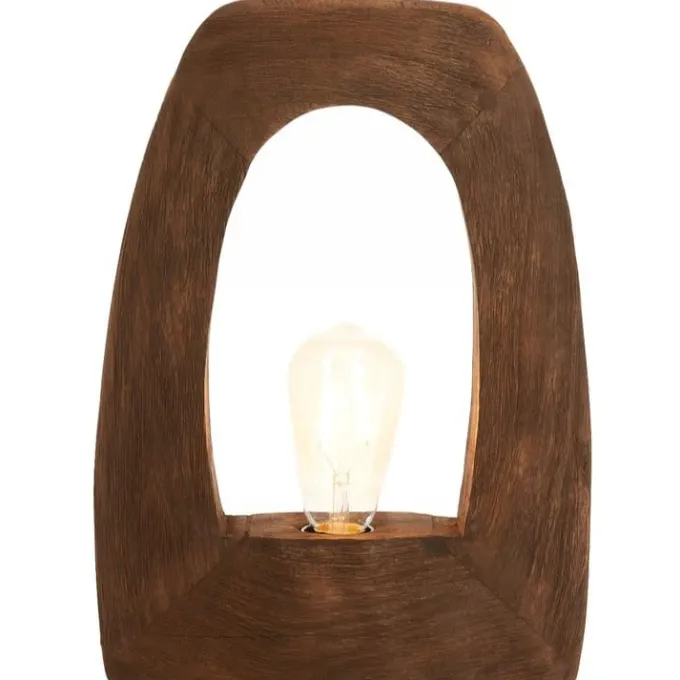 Light en Living Tafellamp CARINI - bruin - 27x10x35cm