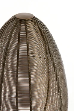 Light en Living Tafellamp Ø20×67 cm YAELLE antiek brons+mat zwart