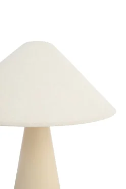 Light en Living Tafellamp E14 Ø40x44,5 cm DOLORE zand+linnen naturel