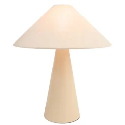 Light en Living Tafellamp E14 Ø40x44,5 cm DOLORE zand+linnen naturel