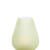 Light en Living Tafellamp LED TAJERA glas mat licht groen+goud - 2 afmetingen