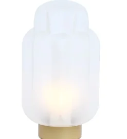 Light en Living Tafellamp LED Thisio melkglas L