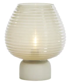 Light en Living Tafellamp LED Ø22x27 cm ALENNA glas groen grijs