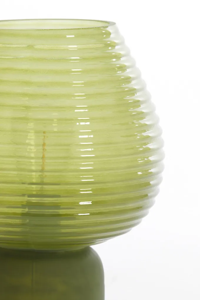Light en Living Tafellamp LED Ø18x23 cm ALENNA glas groen