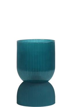 Light en Living Tafellamp LED PHOEBE glas petrol Ø 12 cm