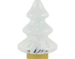 Light en Living Tafellamp LED Ø19x28 cm TREE glas helder-wit+goud