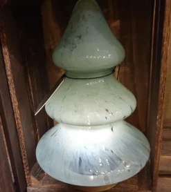 Light en Living Tafellamp LED Ø19x28 cm TREE glas mint groen+goud