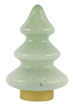 Light en Living Tafellamp LED Ø19x28 cm TREE glas mint groen+goud