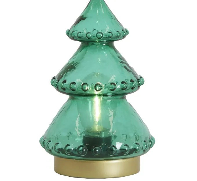 Light en Living Tafellamp LED Ø12x18.5 cm TREE groen-blauw+goud