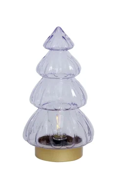 Light en Living Tafellamp LED Ø15x28 cm TREE lila-goud