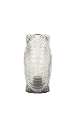 Light en Living Tafellamp LED MILADO glas zand - 16,5 x 7 x 16,5 cm