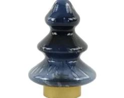 Light en Living Tafellamp LED Ø14x20 cm TREE glas donker blauw+goud