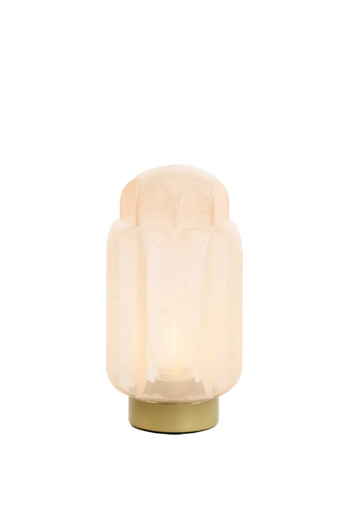 Light en Living Tafellamp LED Thisio perzik S