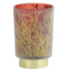 Light en Living Tafellamp LED Ø10x12,5 cm BRANCH glas steenrood-goud