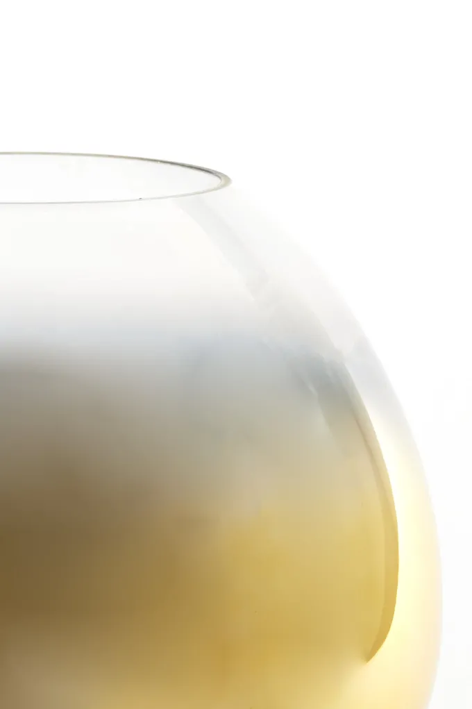 Light en Living Tafellamp MAYSON glas goud-helder Ø30x43 cm van Light & Living