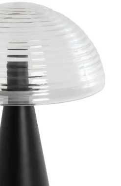 Light en Living Tafellamp Mueda - zwart - Ø30cm