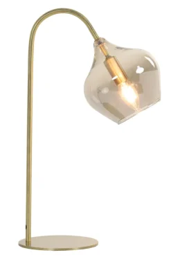 Light en Living Tafellamp RAKEL Antique brass of zwart - Light & Living