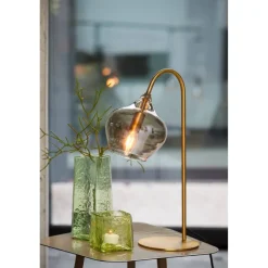 Light en Living Tafellamp RAKEL Antique brass of zwart - Light & Living
