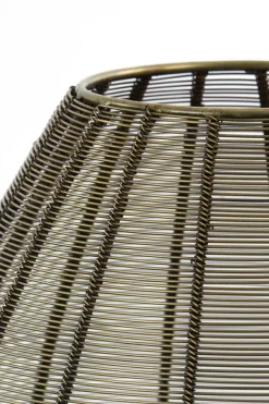 Light en Living Tafellamp Suneko antiek brons - Ø 25 x 34 cm van Light & Living