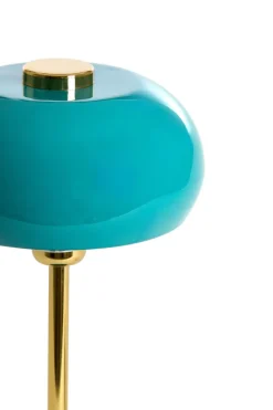 Light en Living Tafellamp Ø22x34 cm SURIN glans blauw+goud