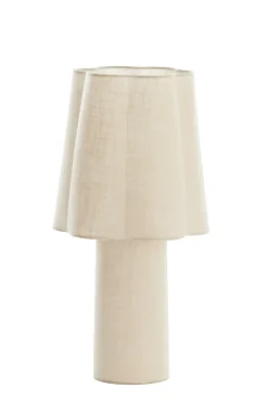 Light en Living Tafellamp Ø25X50 Cm Musaby linnen naturel