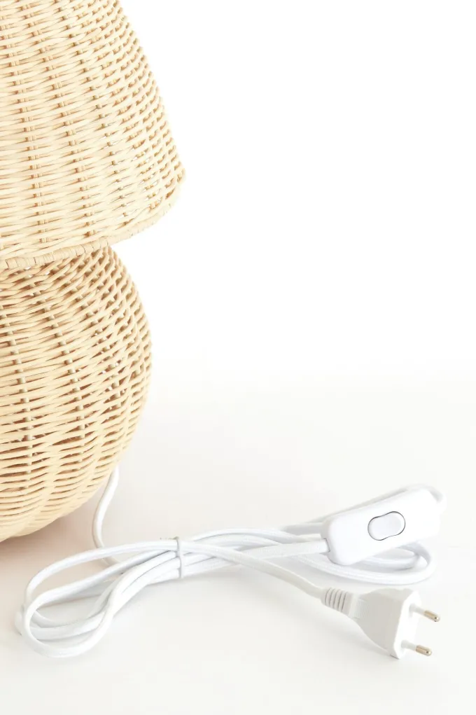 Light en Living Tafellamp Ø27,5x35 cm MAVON rattan naturel