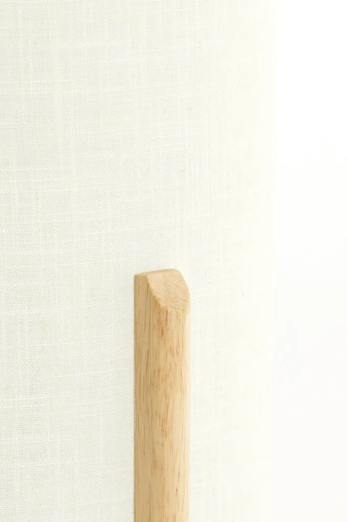 Light en Living Tafellamp Ø22x33 cm LITTO naturel+linnen wit
