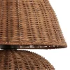 Light en Living Tafellamp Ø27,5x35 cm MAVON rattan donkerbruin