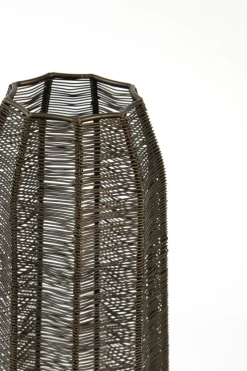 Light en Living Tafellamp Ø18x46 cm SAMRET mat bruin-brons