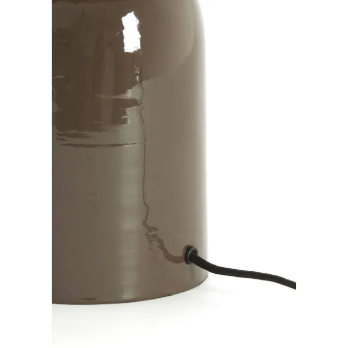 Light en Living Tafellamp 37x26x37 cm TODD glans donker bruin