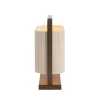 Light en Living Tafellamp 45x15x37,5 cm LECCE donkerbruin + touw naturel