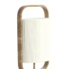Light en Living Tafellamp 22,5x15x37,5 cm LECCE houtprint + touw naturel