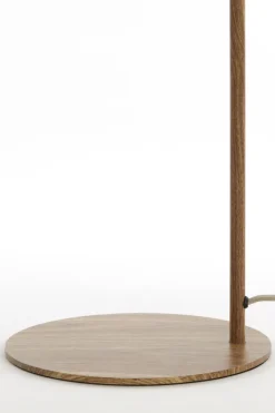 Light en Living Tafellamp 26x20x59,5 cm DONIO hout print naturel+touw crème