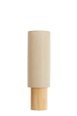 Light en Living Tafellamp 30x20x70 cm LASLO hout natural+linnen naturel
