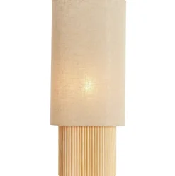 Light en Living Tafellamp 30x20x70 cm LASLO hout natural+linnen naturel