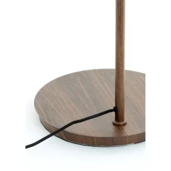 Light en Living Tafellamp 30x20x61 cm BAYLIE hout print d bruin+bruin glas