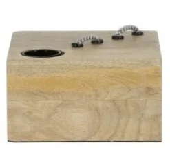 Light en Living Tafellamp 20x9x9 cm RINCA hout naturel