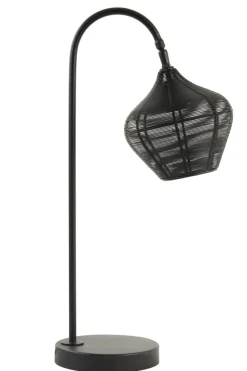 Light en Living Tafellamp 27x20x61 cm ALVARO mat zwart