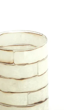 Light en Living Theelicht DRONERI Ø10x13 cm – Glas Helder + Crème | Light & Living - Copy
