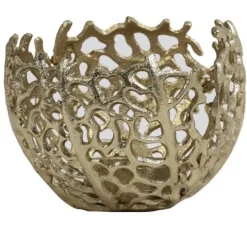 Light en Living Theelicht Ø12x10 cm SABELA antiek goud