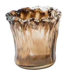Light en Living Theelicht Ø10x10 cm MYRON glas bruin