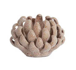 Light en Living Theelicht Ø10,5x7,5 cm SERINA porselein bruin