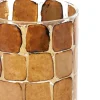 Light en Living Theelicht Ø10x11 cm DRONERO glas transparant+bruin
