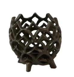 Light en Living Theelicht Ø10x10 cm GUBANI mat bruin-brons