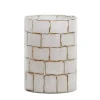 Light en Living Theelicht Ø14x20 cm DRONERO glas transparant+wit